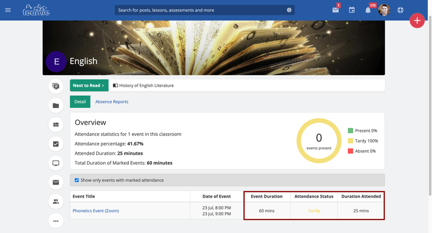 Zoom Attendance Integration