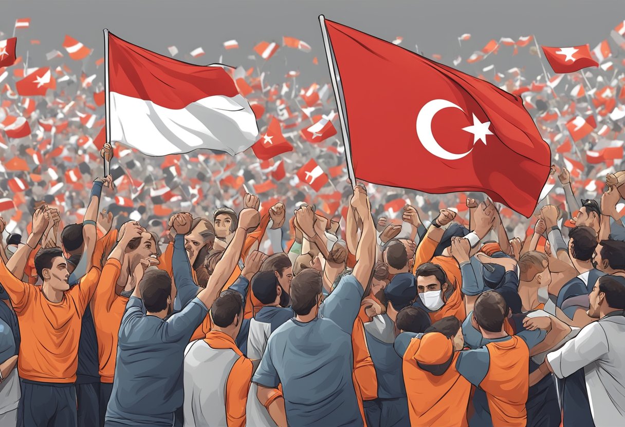Turkey celebrates victory over Austria, setting up quarterfinal against Netherlands