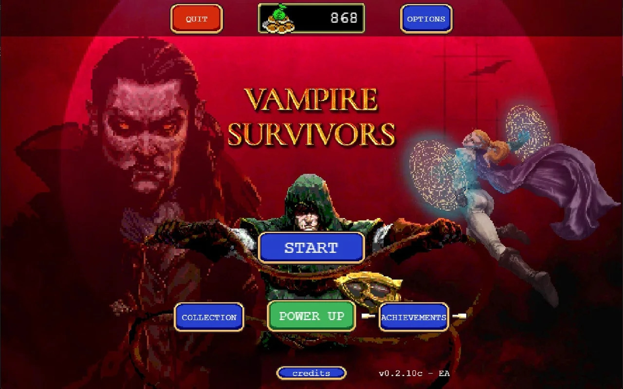 Gameplay Vampire Survivors