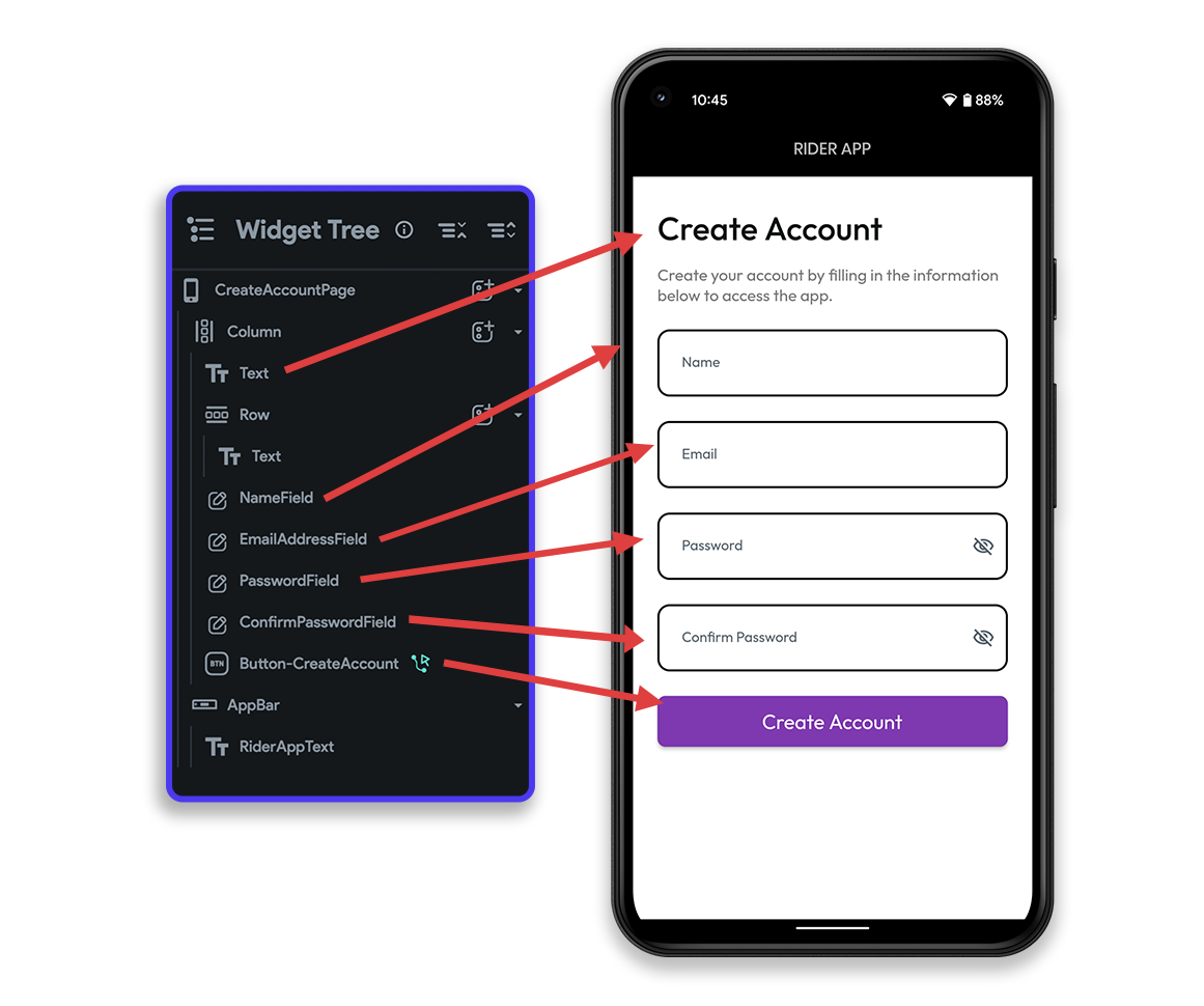 Create Account Page