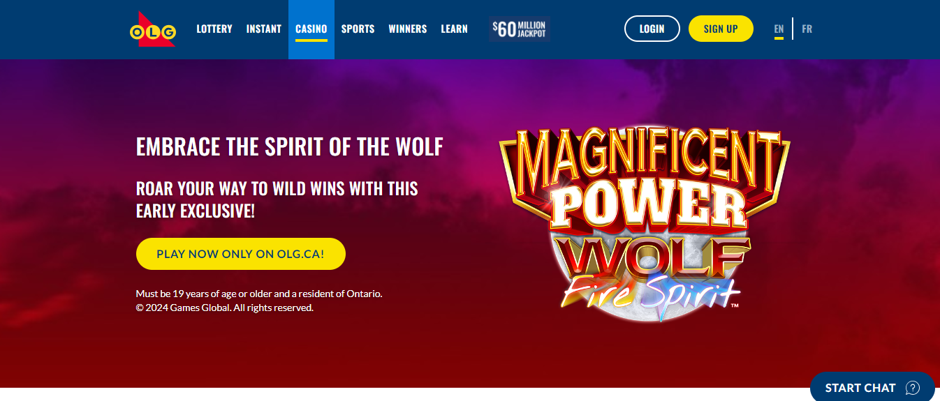 OLG Casino Review Slots