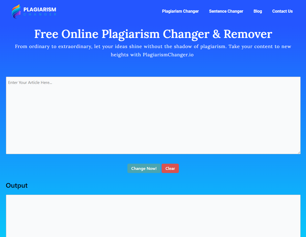 PlagiarismChanger.io