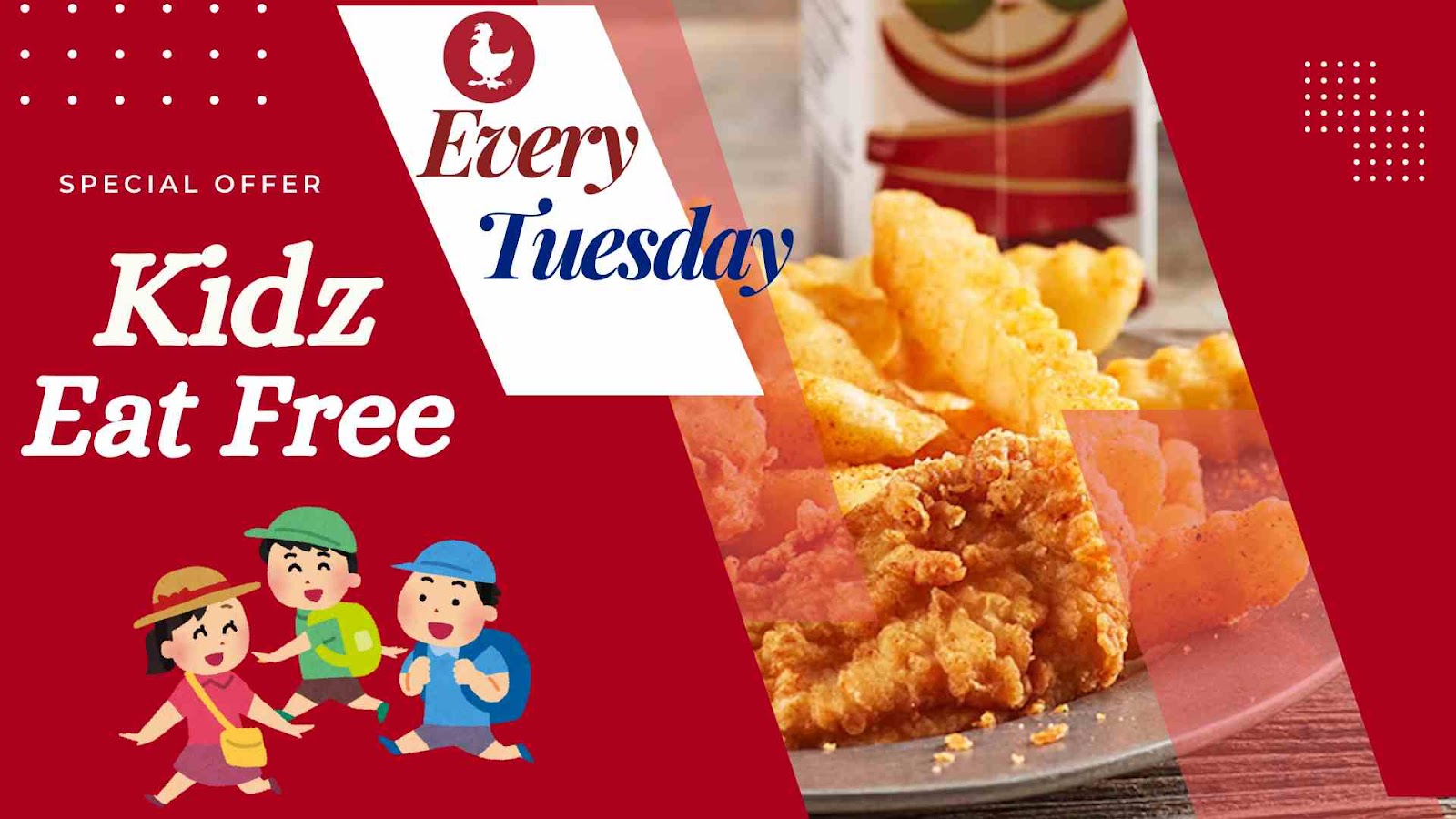 free Kidz Meal every Tuesday