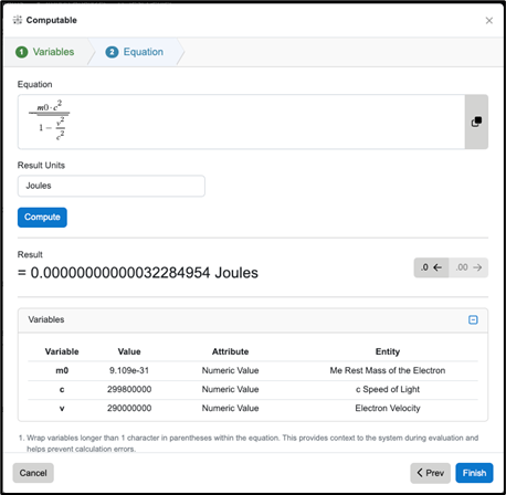 Innoslate Computable Attribute powered by LaTeX