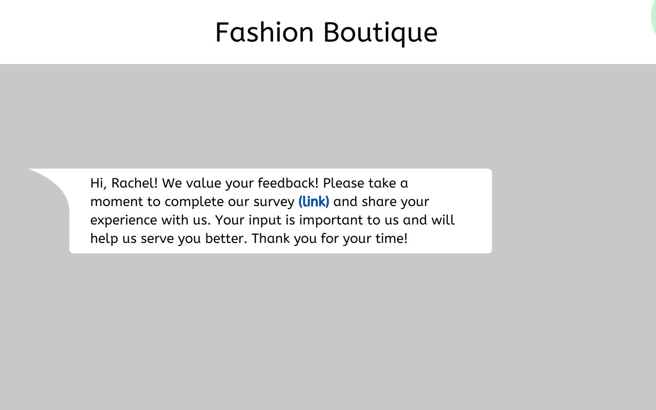 Use survey and polls to collect customer feedback