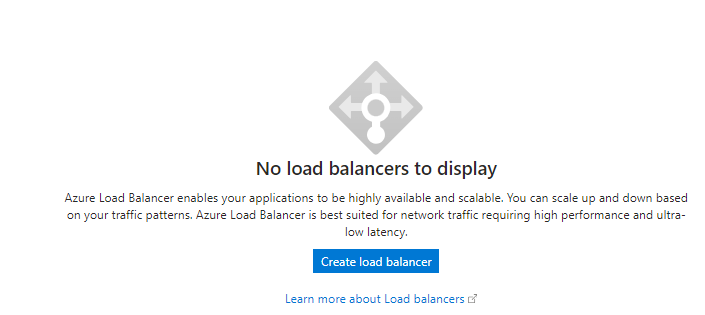 Create Load balancer