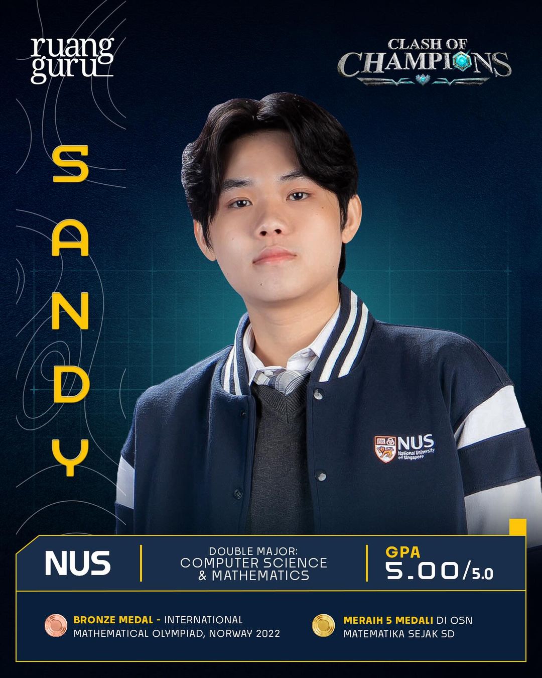 Profil Peserta Clash of Champions 2024 sandy