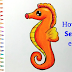  Easy Realistic Drawing of a Seahorse for Kids and beginners: A Step-by-Step Guide