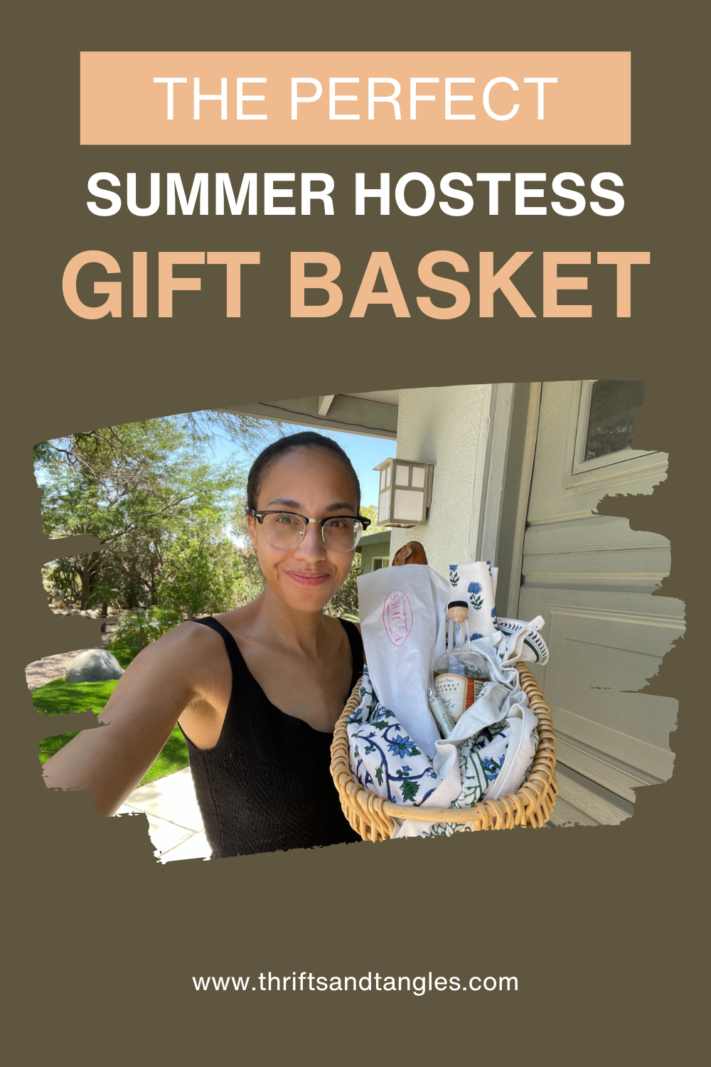 the perfect summer hostess gift basket