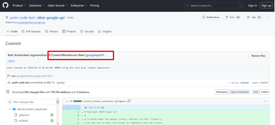 Datalek van het Google Content Warehouse op Github