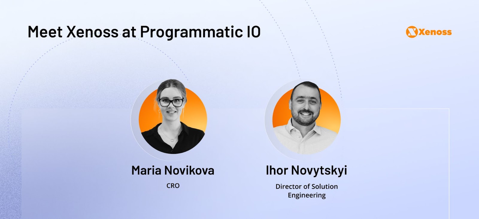 Xenoss is attending Programmatic I/O New York by AdExchager on September 24-25