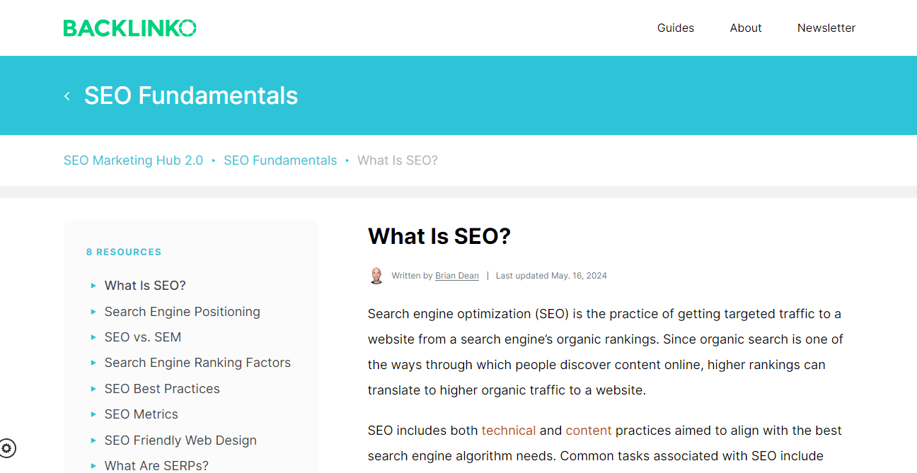 What is SEO by backlinkp