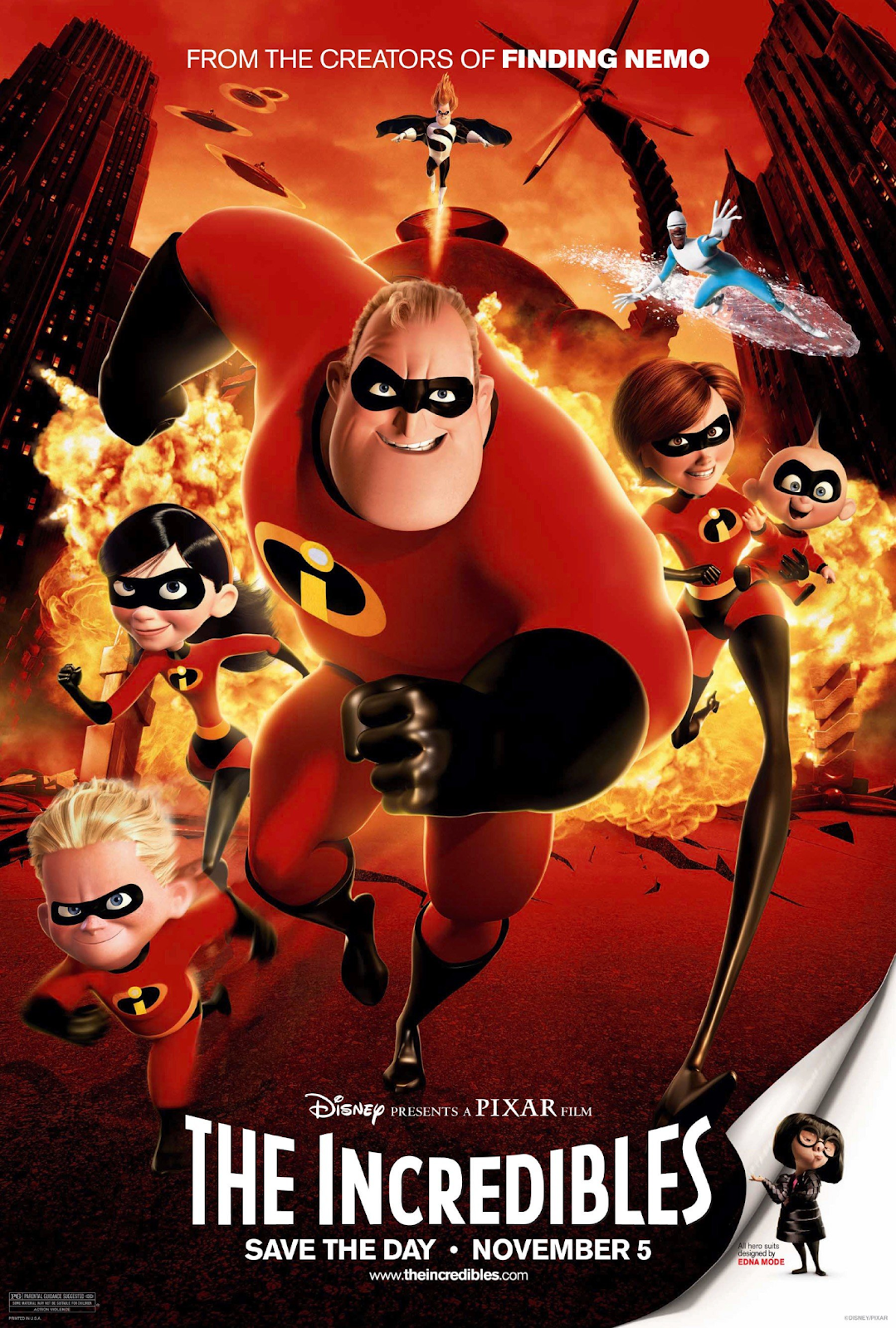 The Incredibles- animated movie epic