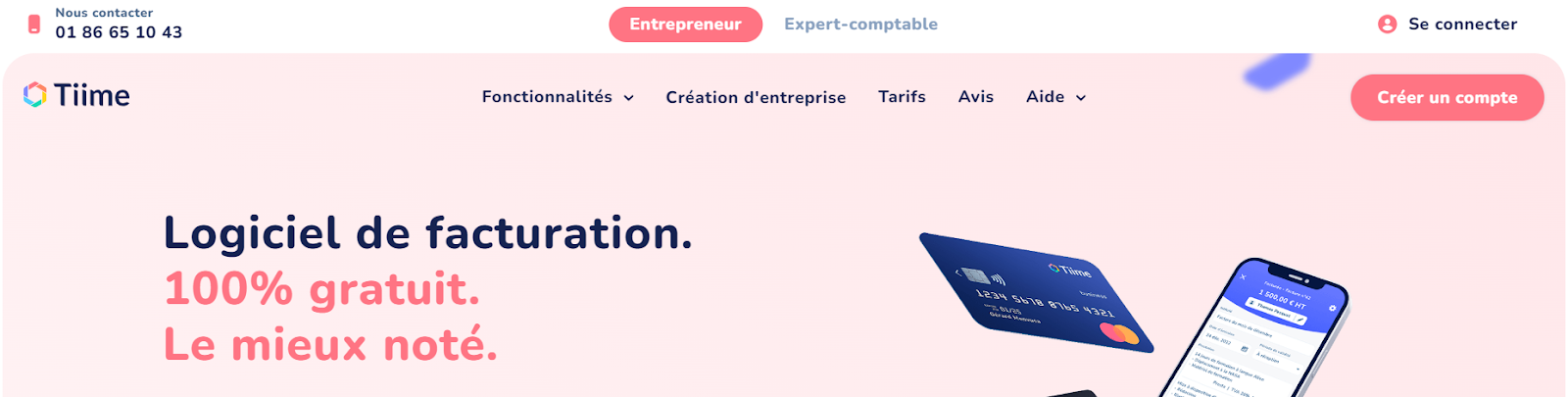 Tiime - Homepage
