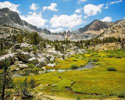 Image of California Sierra Nevada mountains