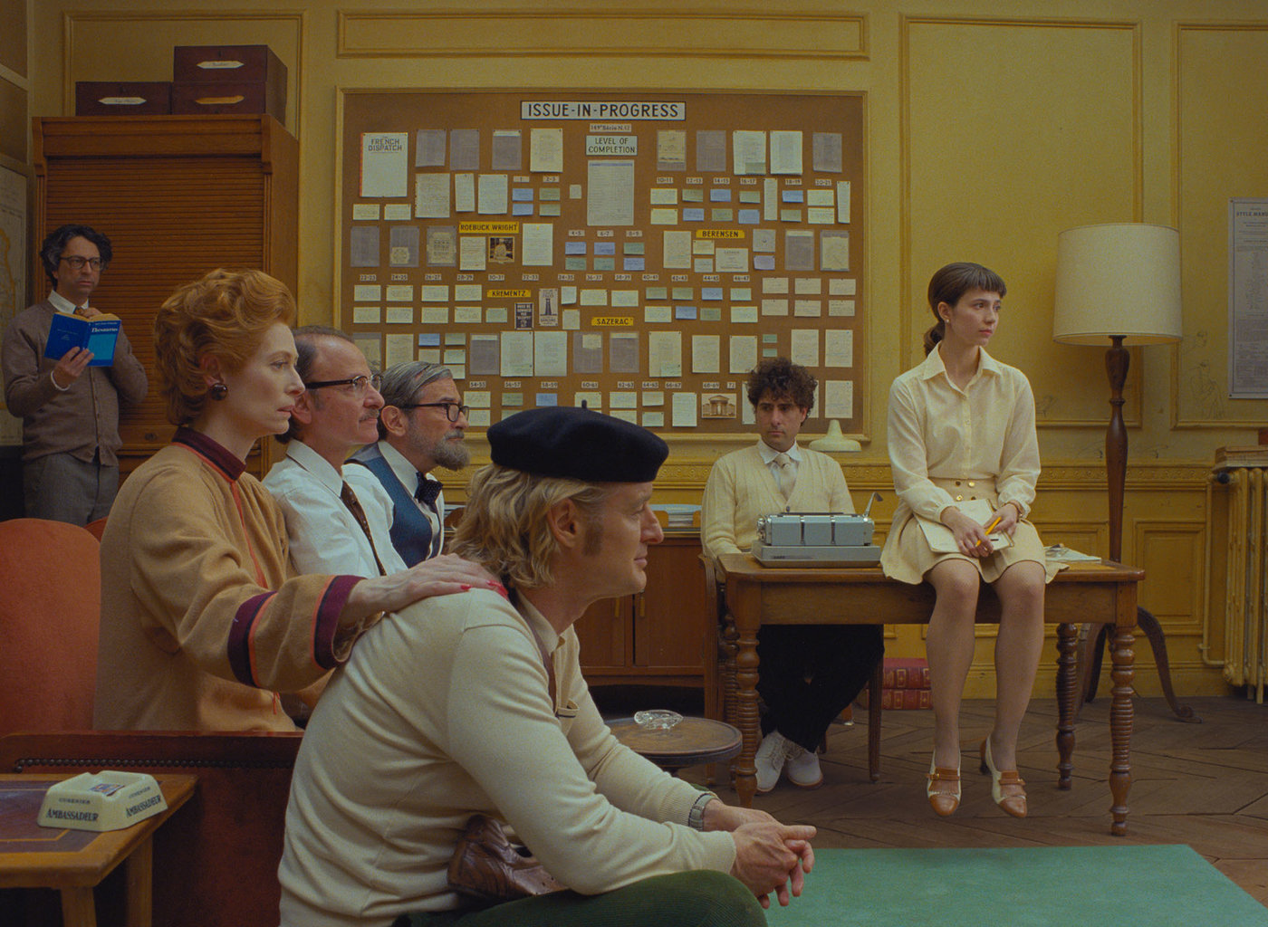 Fotograma de la película "The French Dispatch" de Wes Anderson.