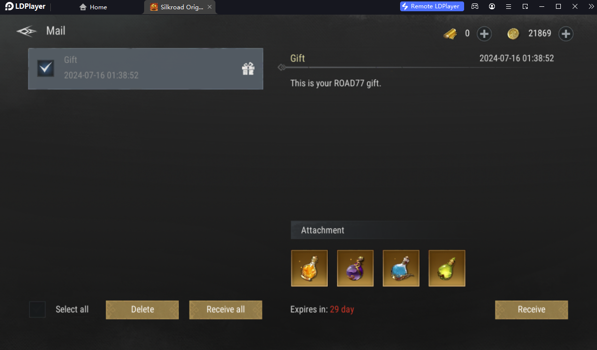 【โค้ดเกม】Silkroad Origin Mobile (SEA) แจก Giftcode (5 โค้ด) อัปเดตเรื่อยๆ ไอเทมเพียบ!! พร้อมวิธีกรอก บน LDPlayer9