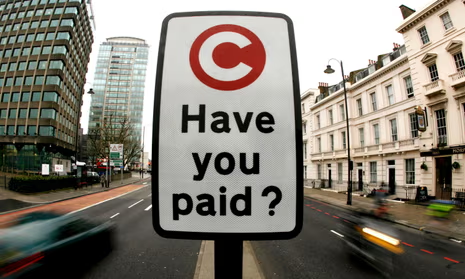 congestion charge paid