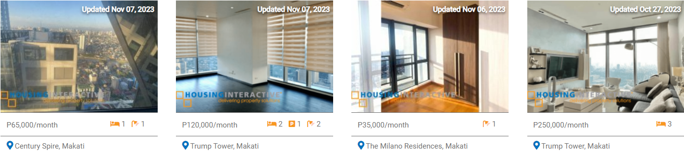 Residential Properties for Rent in Century City, Kalayaan Avenue