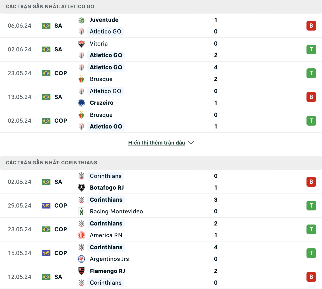 A screenshot of a sports scheduleDescription automatically generated