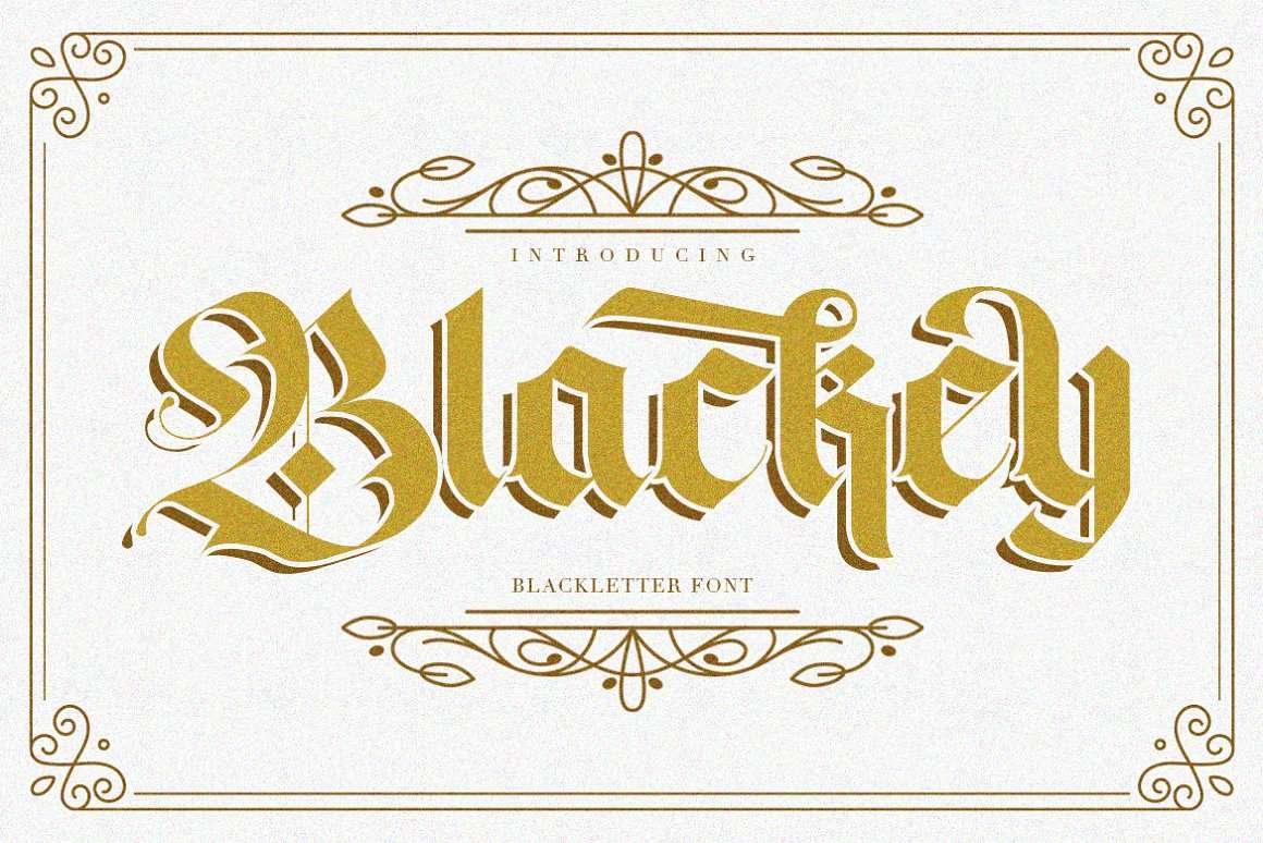 Blackey Font - Dafont Free