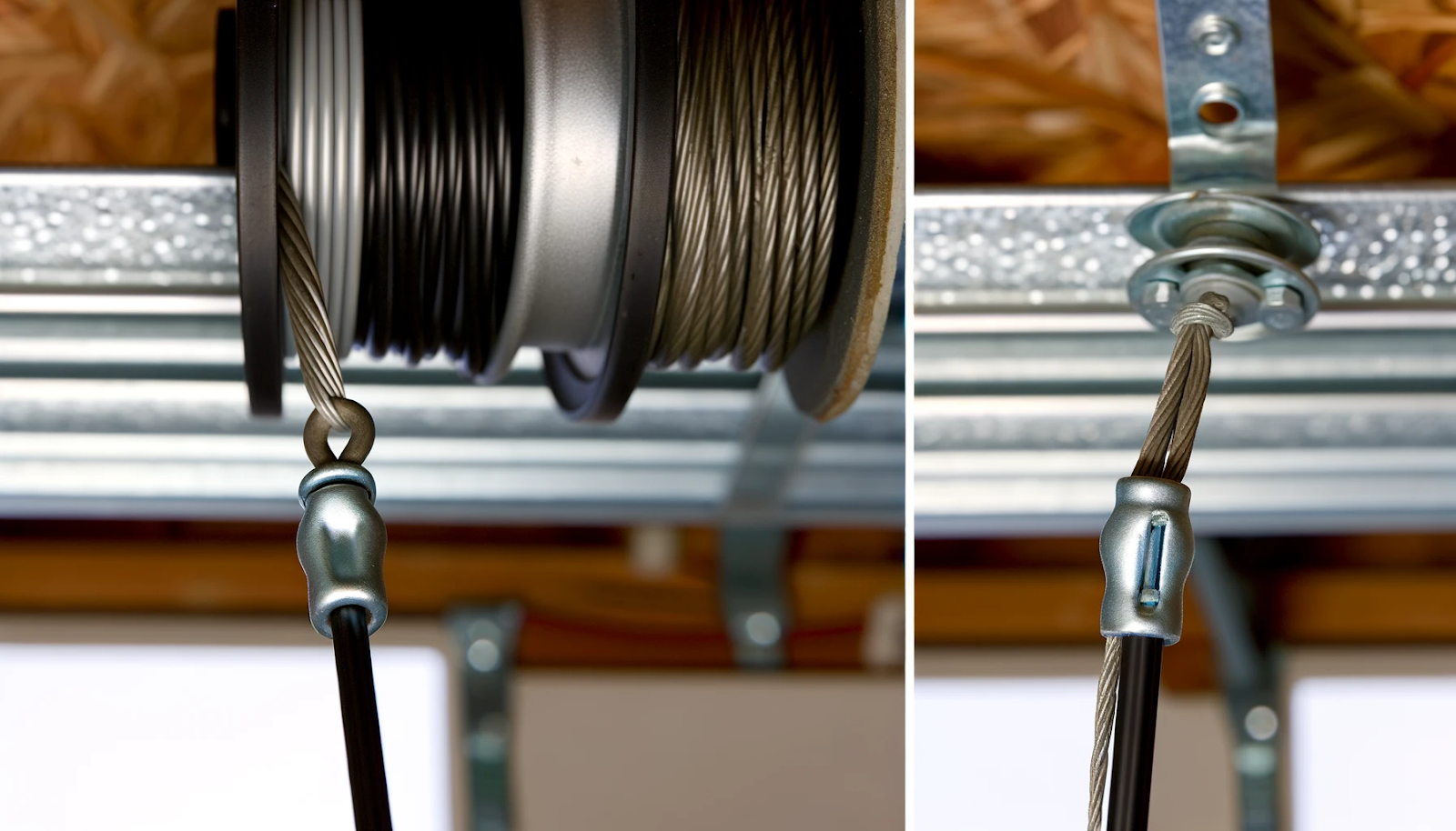how to replace garage door cable