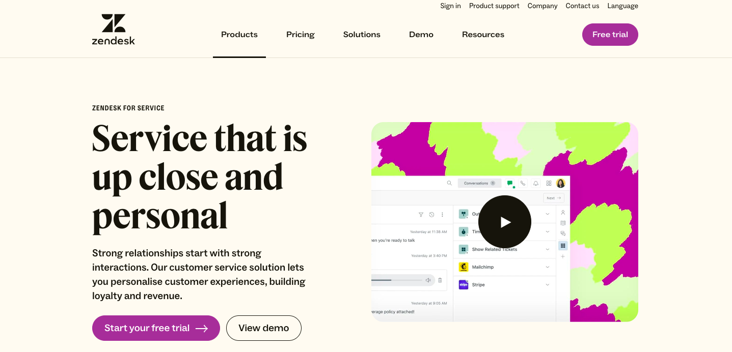 Zendesk for Service