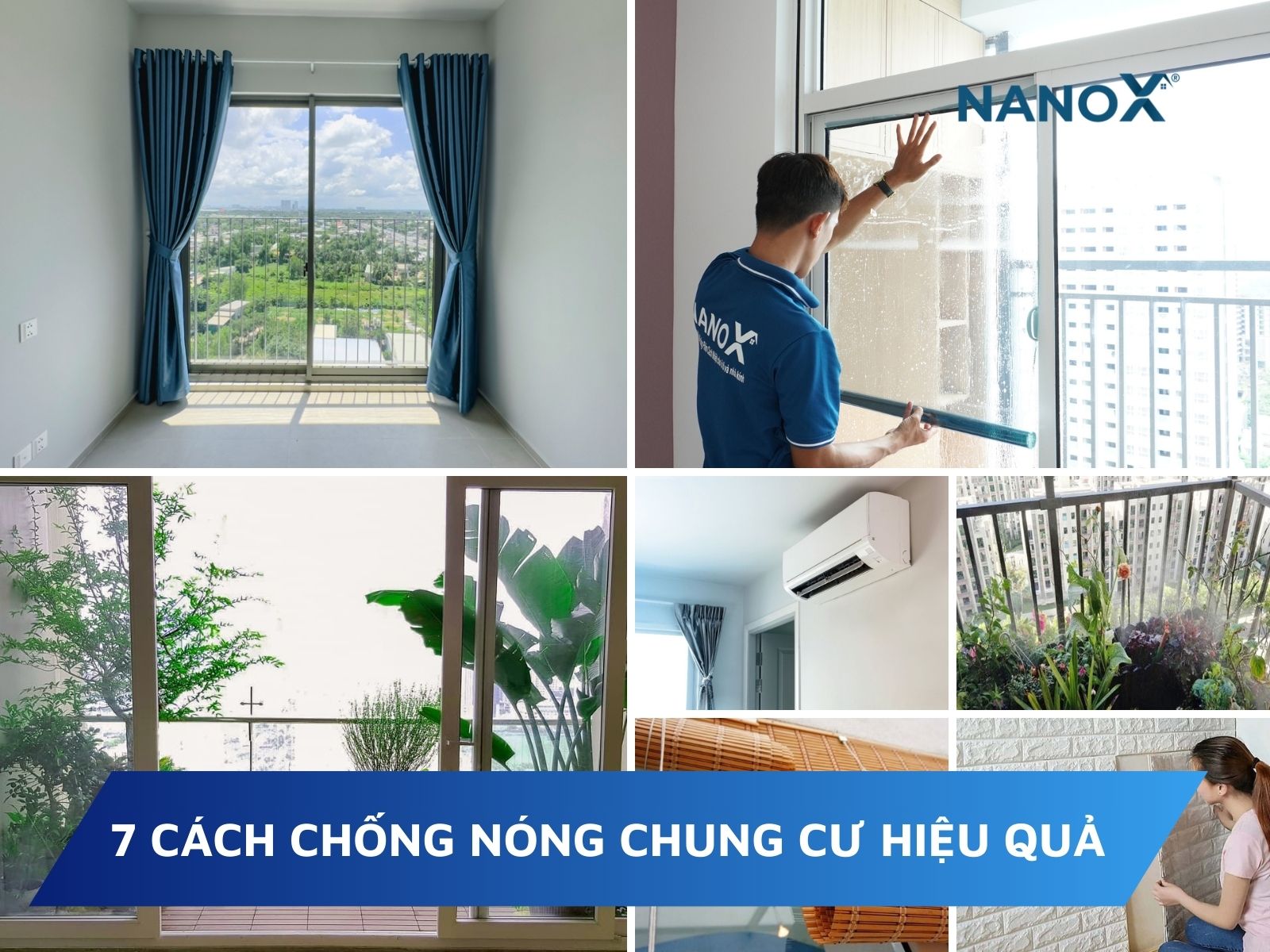 giải pháp chống nóng chung cư hiệu quả