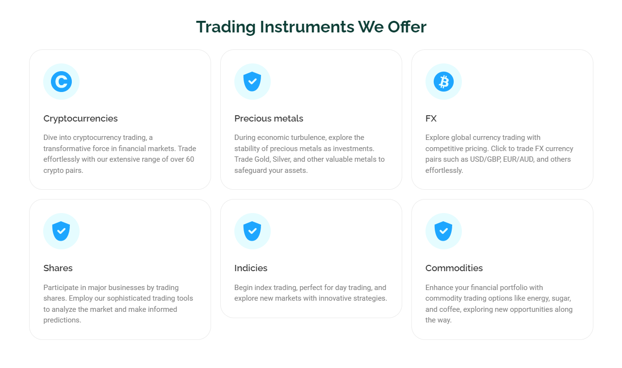 Winstone Investment Group instruments