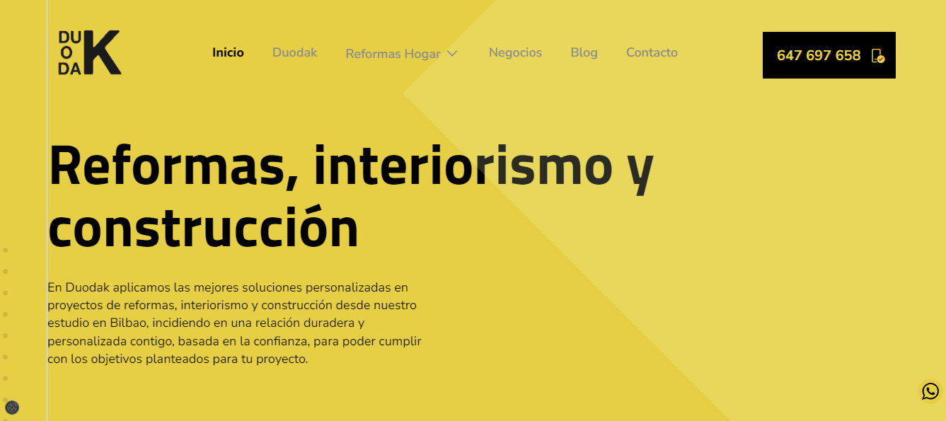 Servicios de remodelación con acabados de alta calidad.
