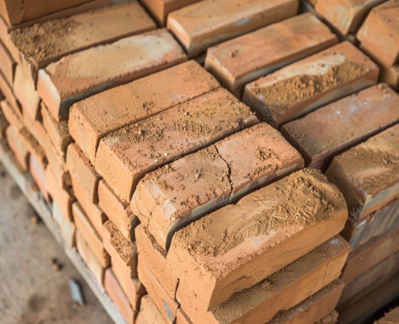 Clay is a natural soil material composed of fine-grained minerals and organic matter. It has been used in construction for millennia, particularly in the form of bricks and plaster.