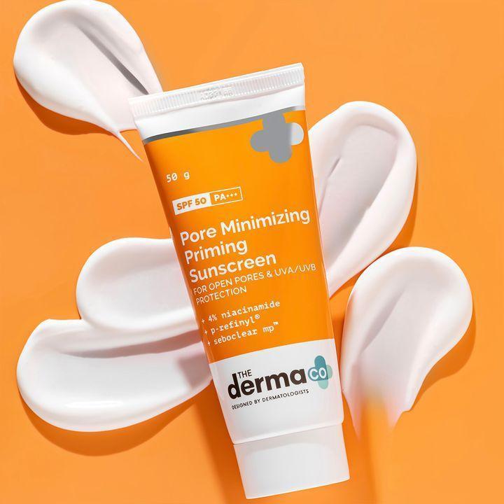 The derma co pore minimizing sunscreen