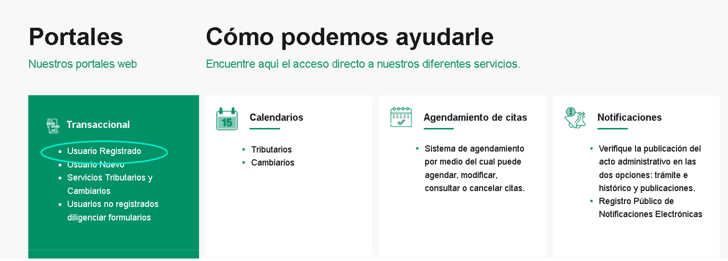 Paso 1 reporte de terceros Dian