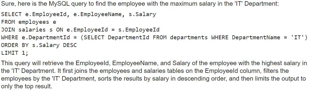 Coding Tasks - SQL