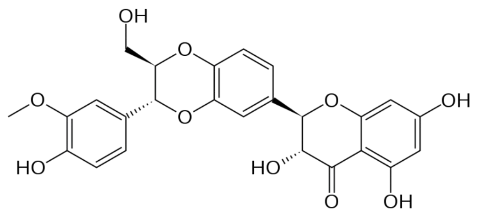 Silybin Structure