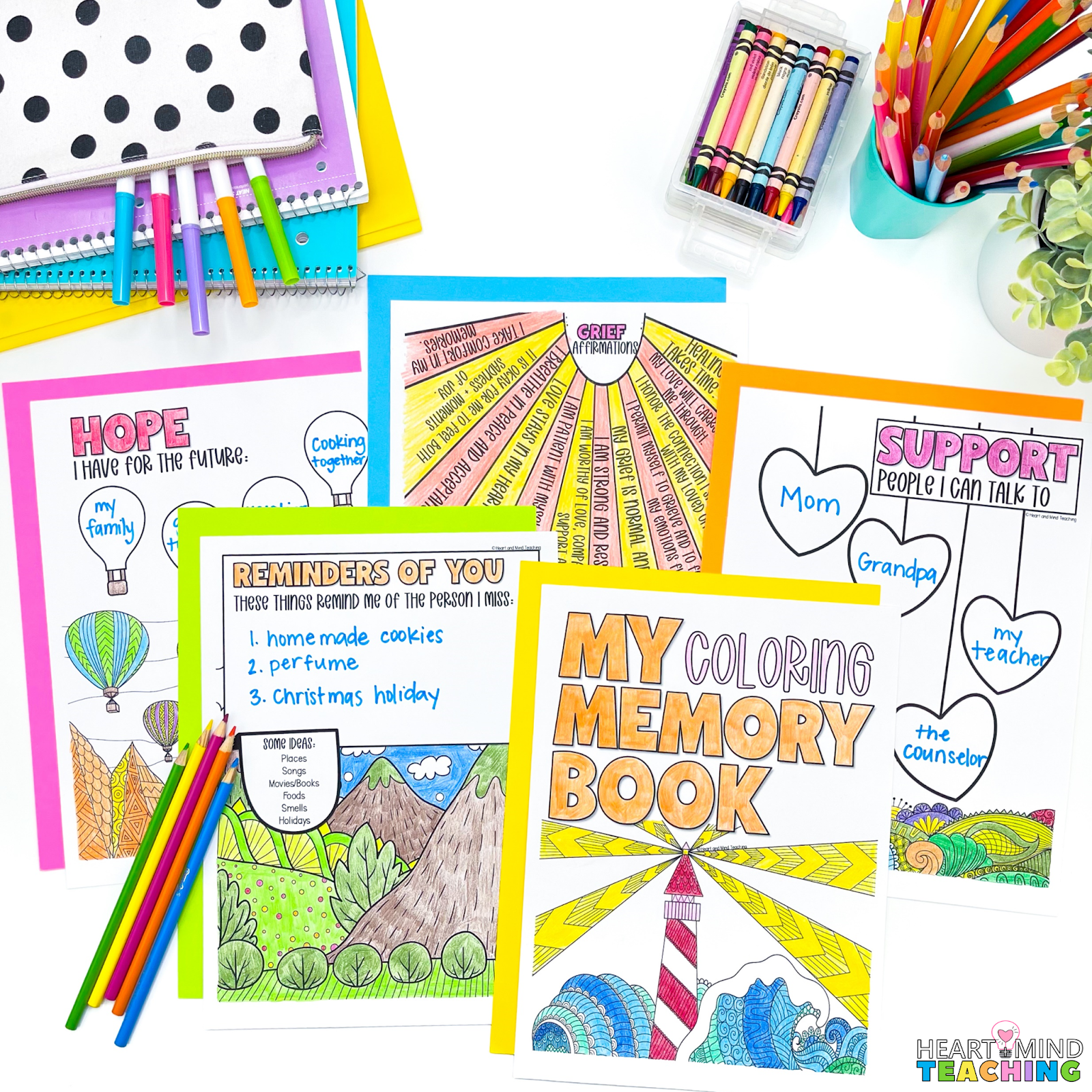grief curriculum for school counselor to help students cope with grief and loss