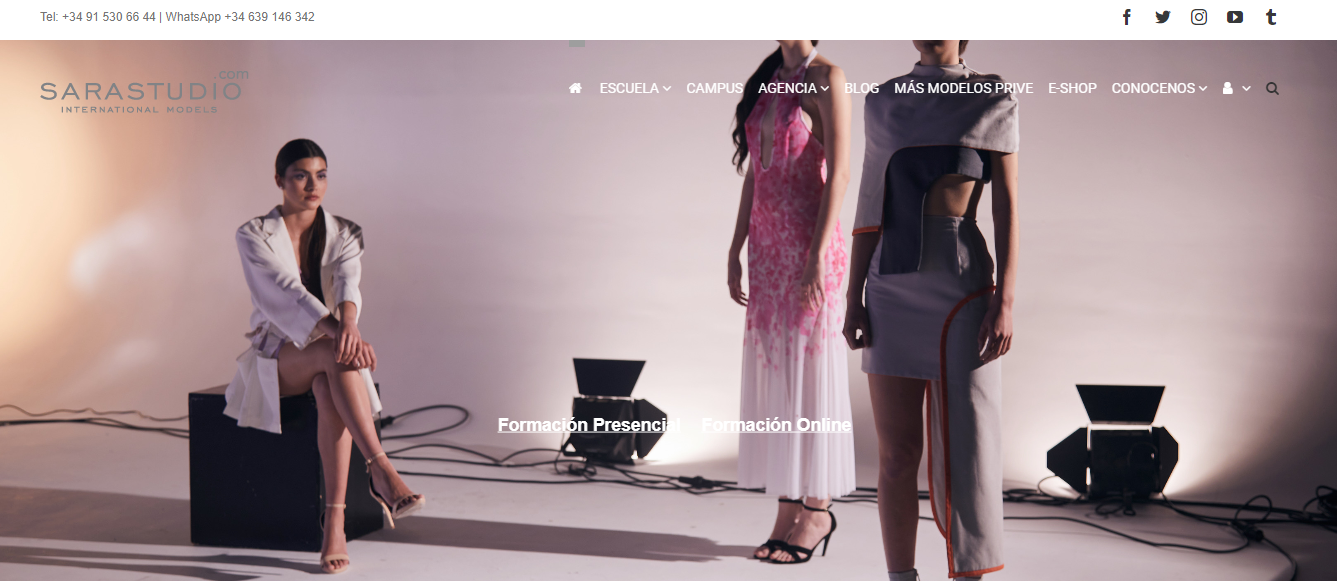 Talleres exclusivos de modelaje en Madrid.
