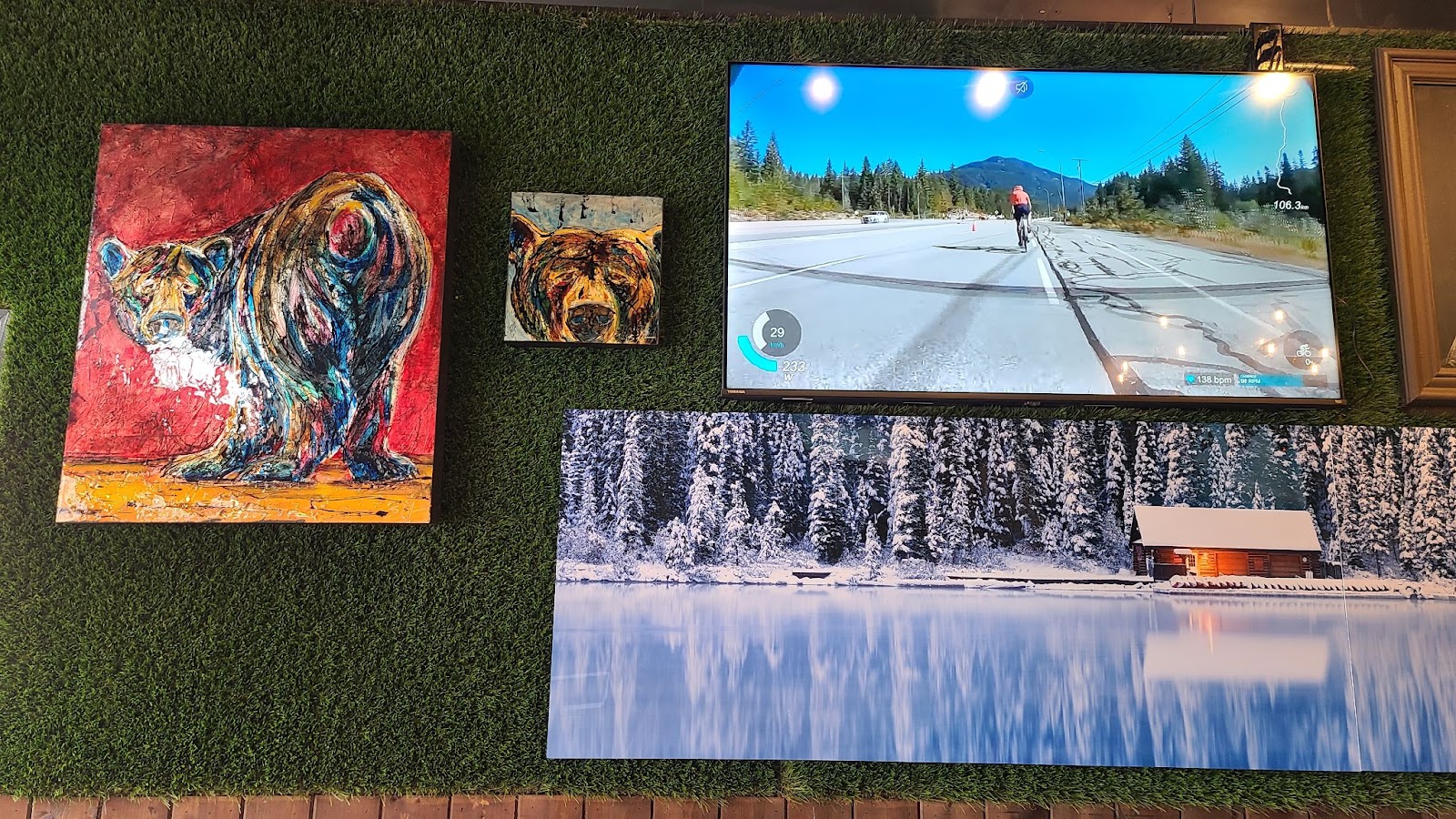 Image of Graze Food & Drink's art selection 