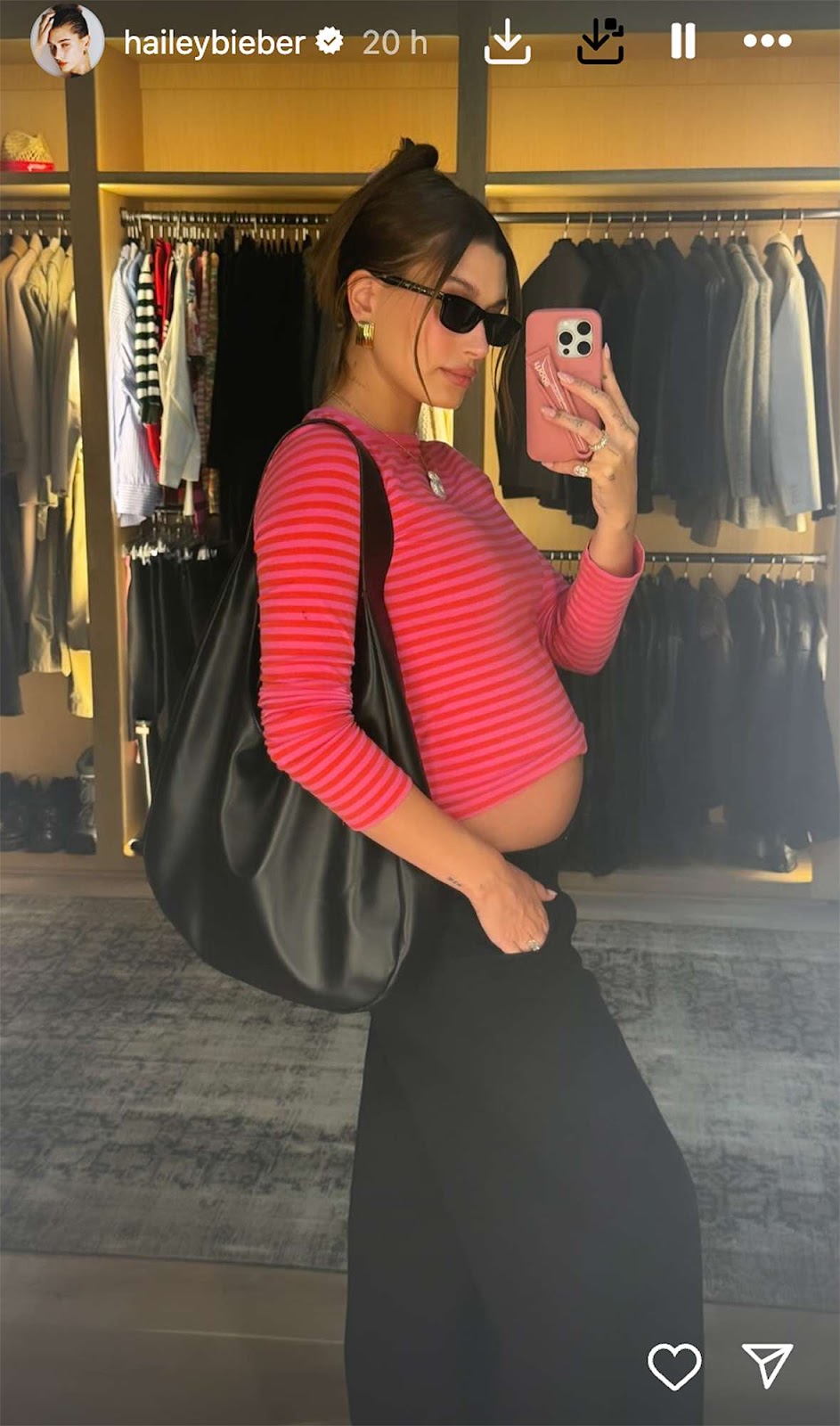 Hailey Bieber Baby Bump