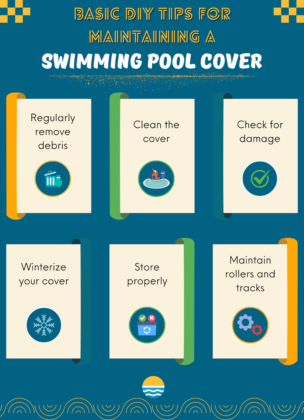 Basic DIY Tips for Maintaining  Swimming Pool Covers
