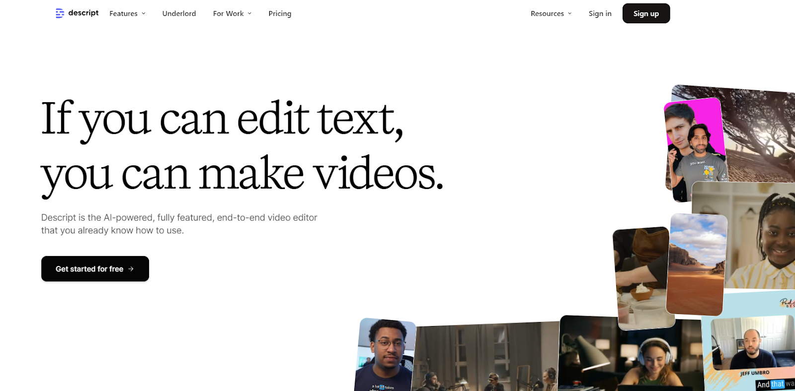 Descript: If you can edit text, you can make videos