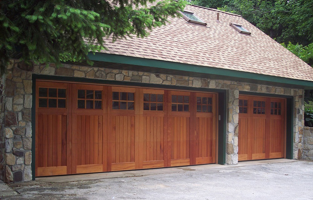 faux wood garage doors