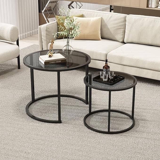 Black Glass Coffee Table