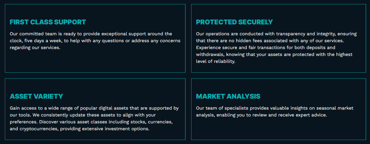 The United Credit trading features