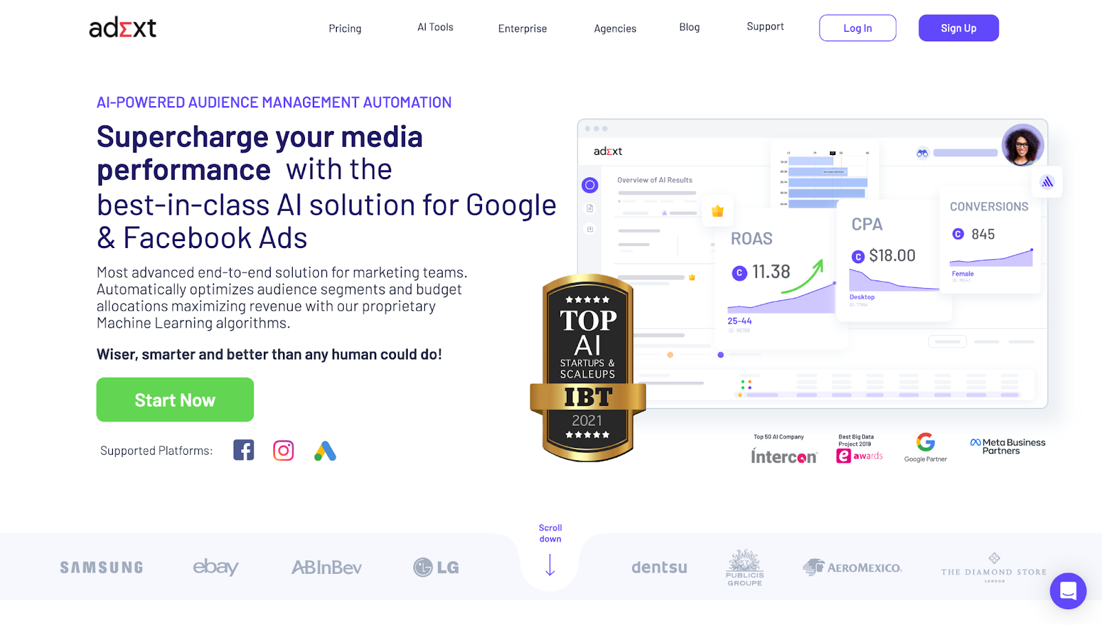 Adext.ai Automation Agency Website