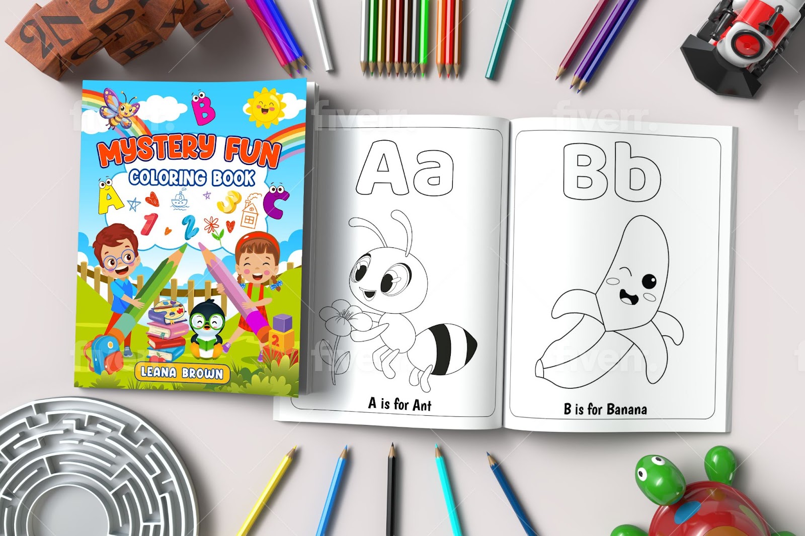 Mystery Fun Coloring Book For Kids: An Innovative Twist on Traditional Coloring Books Now Available