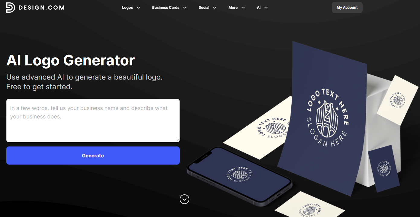 Design.com’s AI Logo Generator