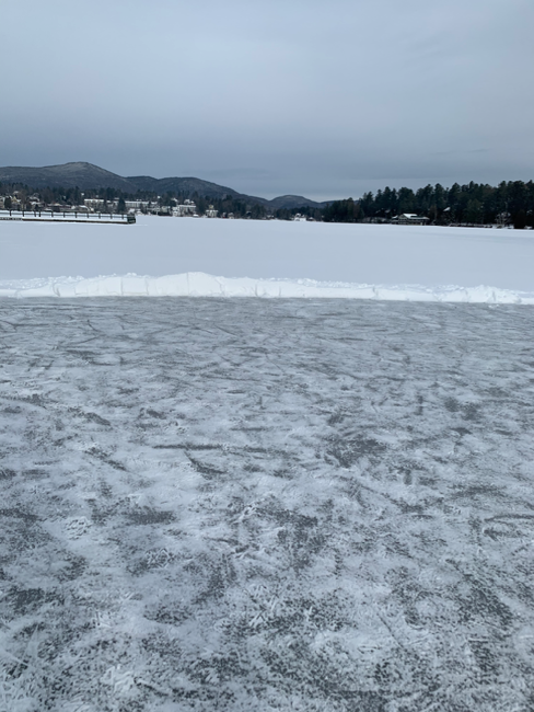 Lake Placid Frozen over