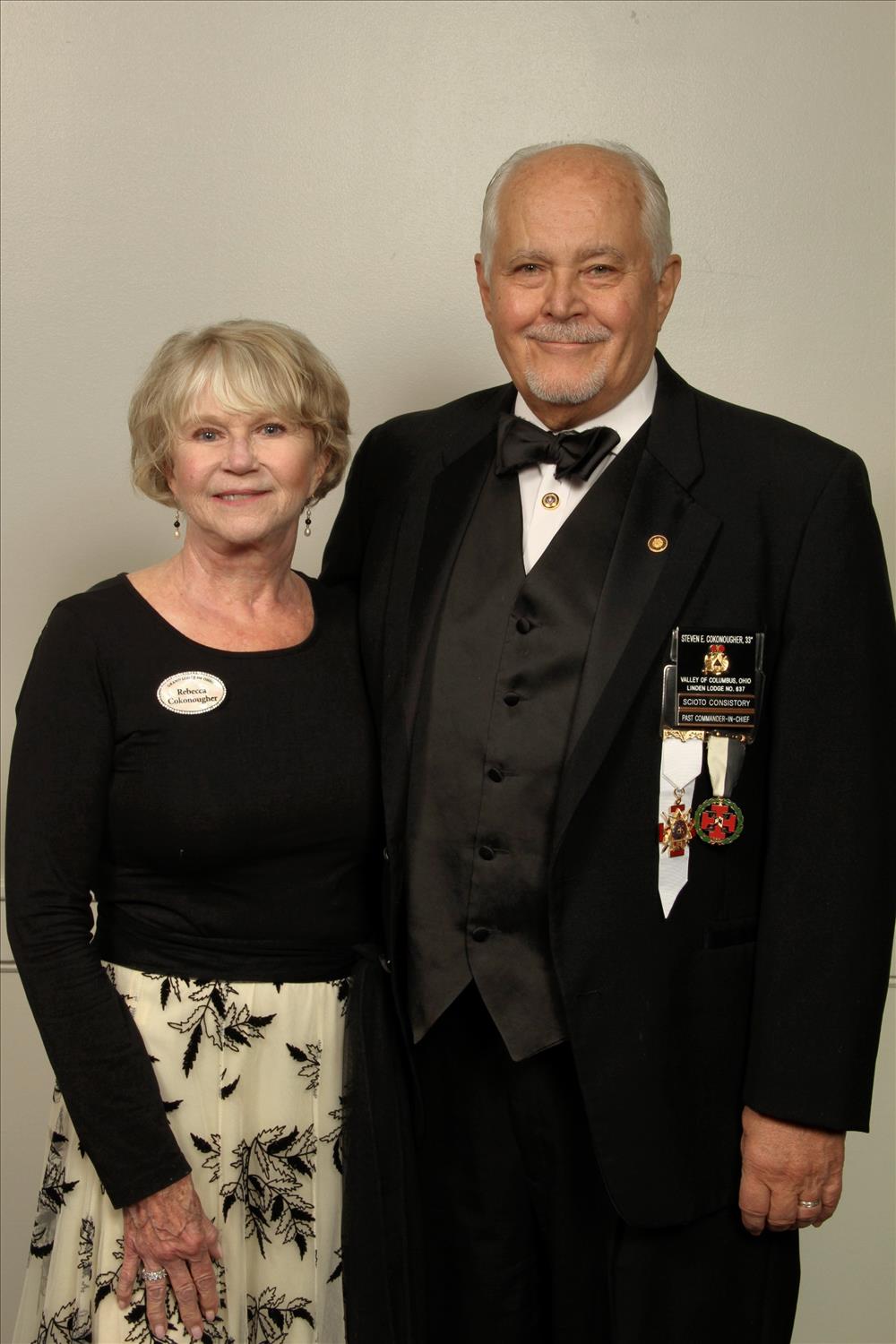 An image of Grand Lodge of Ohio 2024 Grand Treasurer and hs wife, Rebecca.