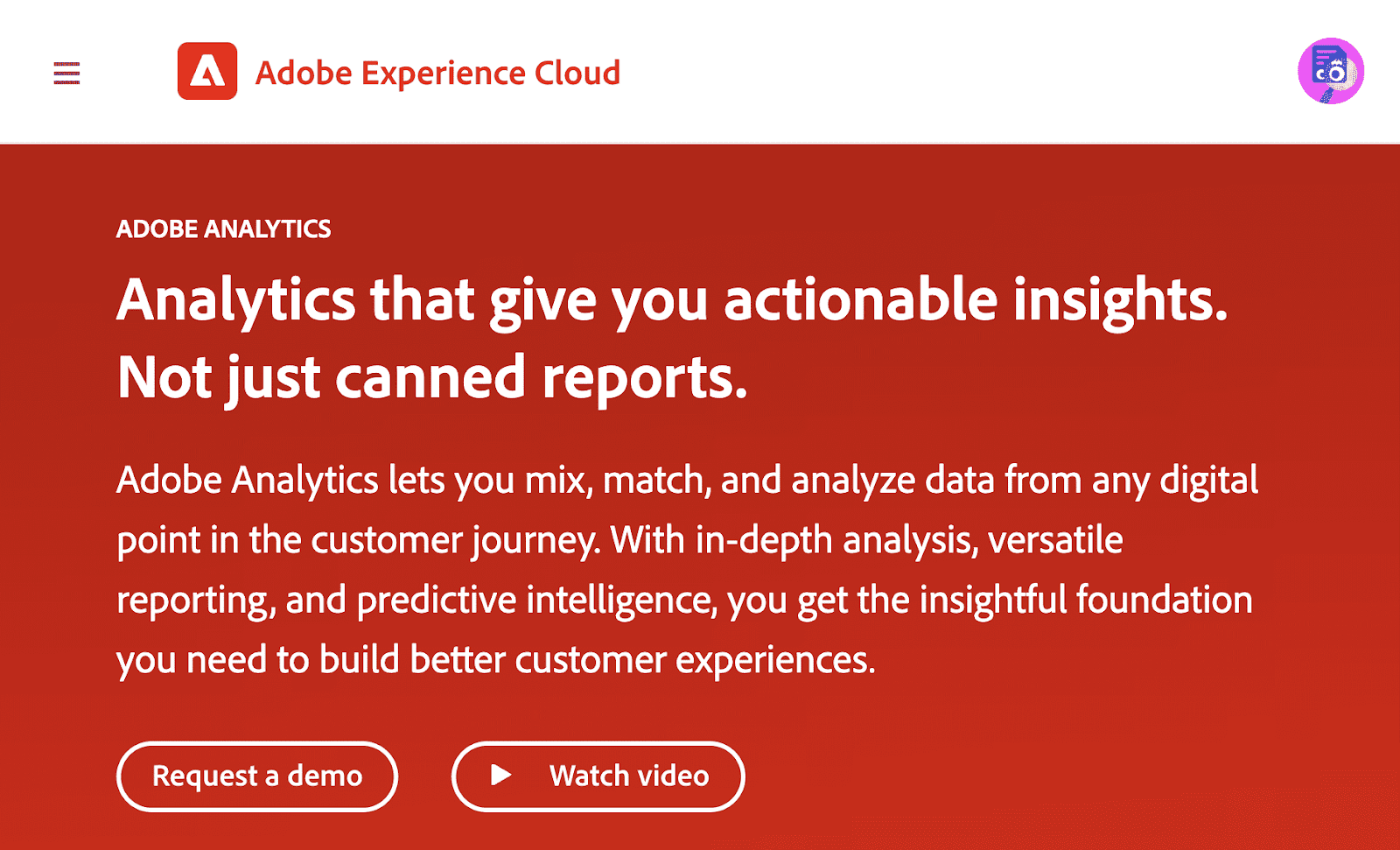 analytics in Adobe